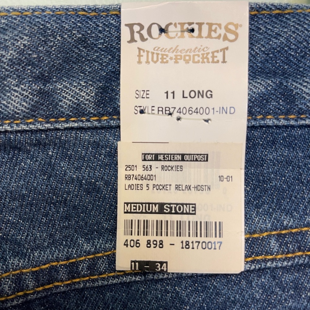Rockies Relaxed Jeans Medium Stone - Picture 6 of 7